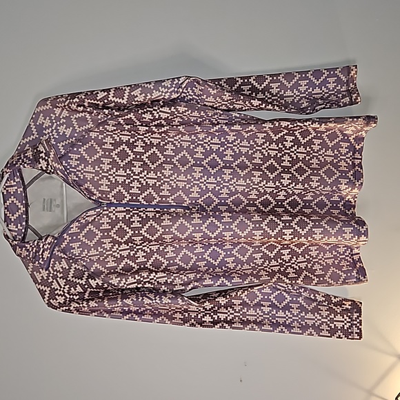 Nike Pro Multicolored Athletic Zip-Up Polo Jacket - Picture 1 of 8